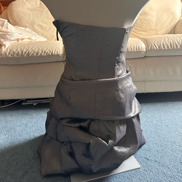 Grey Cocktail Dress - Picture 4 of 4